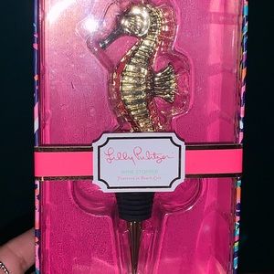 COPY - Lilly Pulitzer seahorse wine stopper